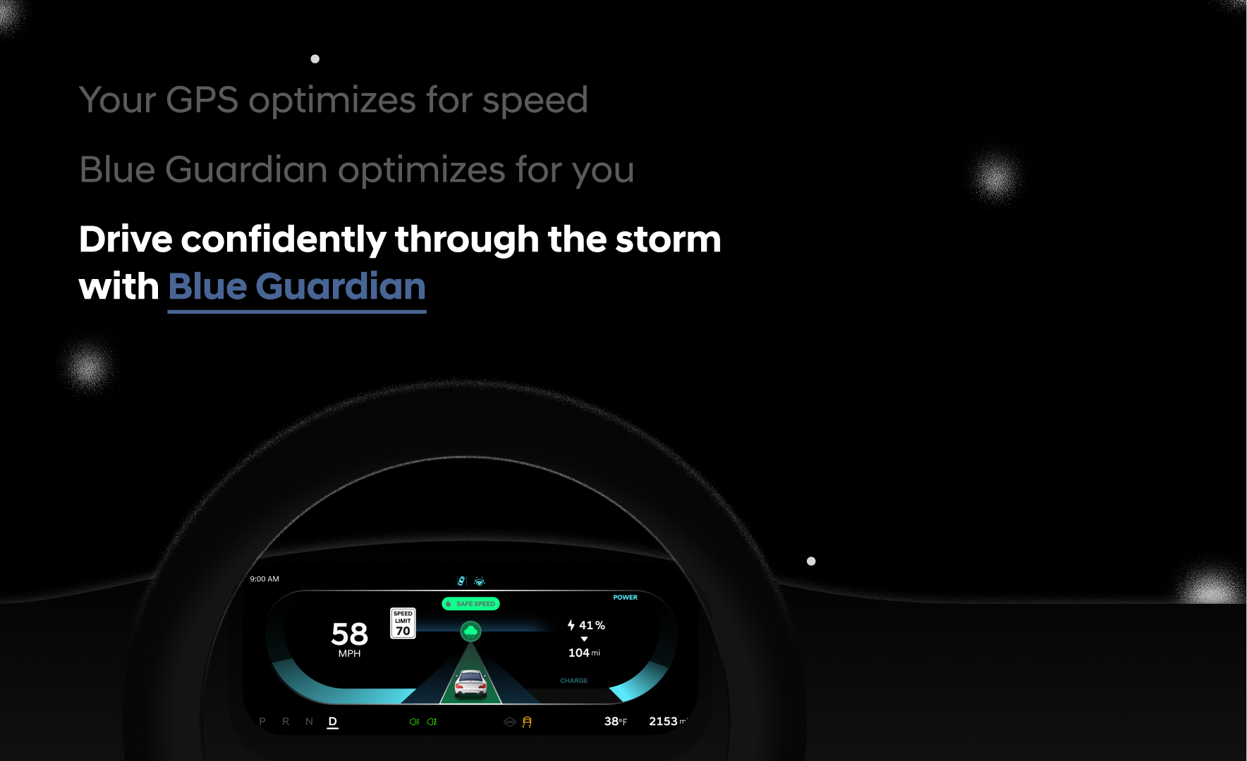 Safer car navigation with Blue Guardian preview